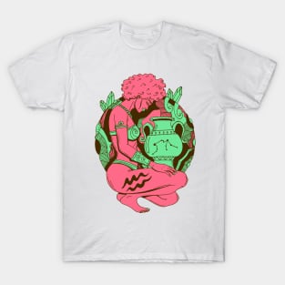 Pink Mint Aquarius Beauty T-Shirt